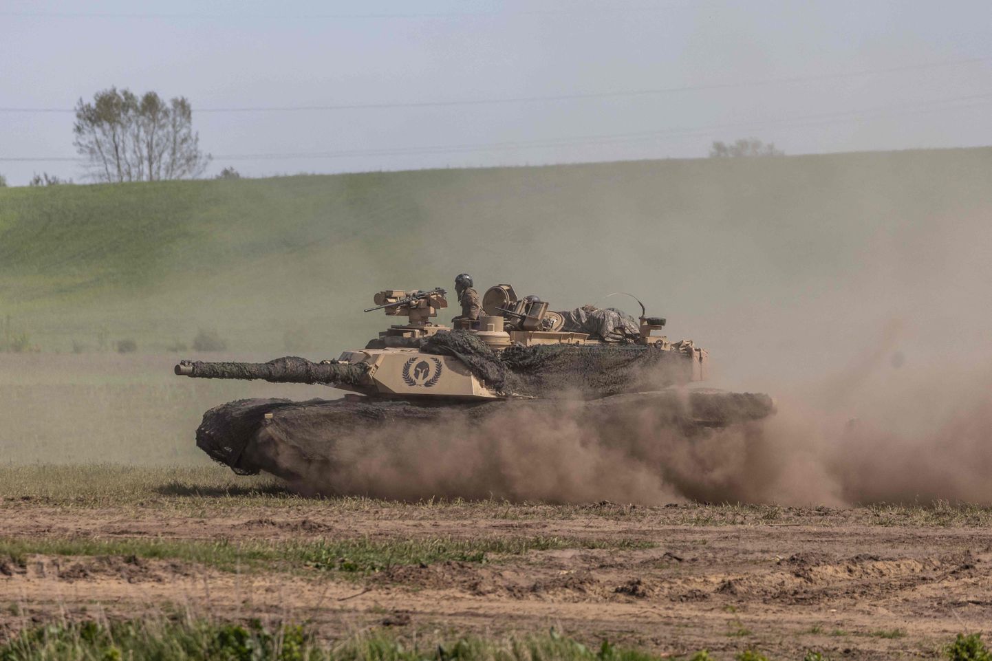 USA relvajõudude Abrams õppustel Poolas. Foto on illustreeriv.