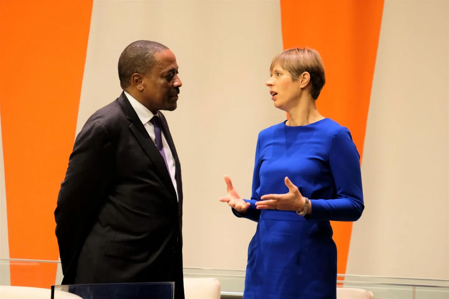 President Kersti Kaljulaid kampaaniahoos: alles 3. novembril tutvustas ta ÜRO Aafrika grupi riikidele Eesti eesmärke julgeolekunõukogu mittealaliseks liikmeks kandideerimisel.