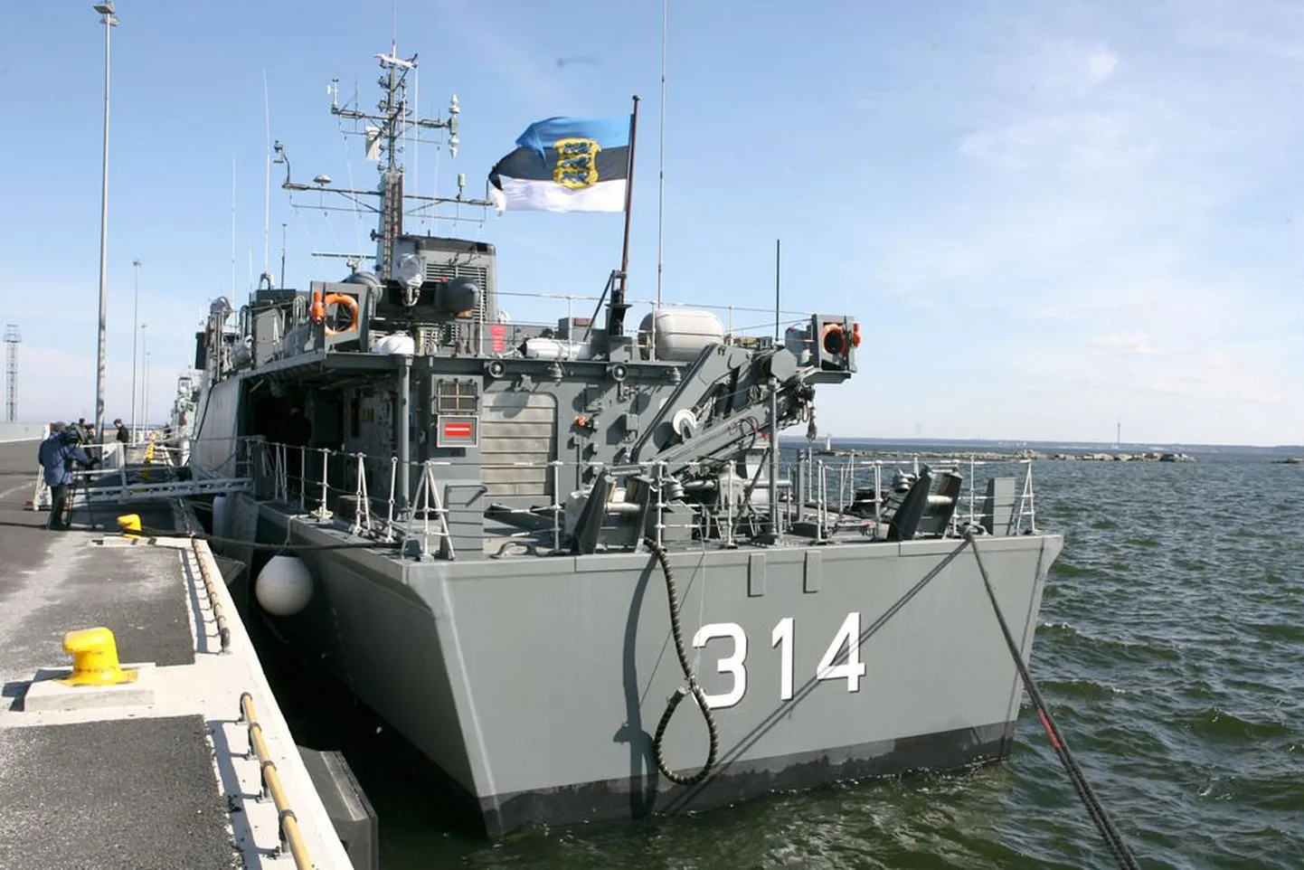 Эстонский минный тральщик Sakala.