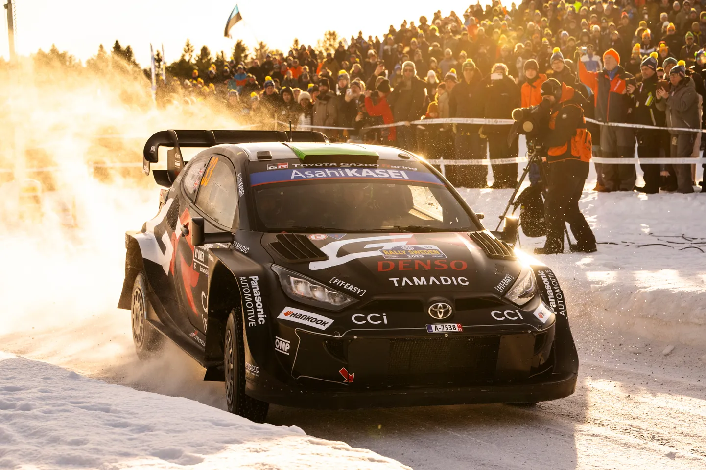 Elfyn Evans Rootsi rallil.