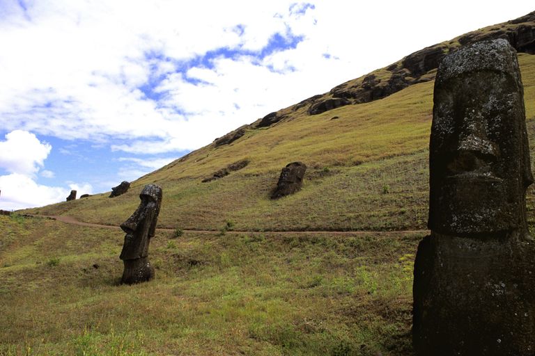 Lihavõttesaar ja kuulsad moai kujud