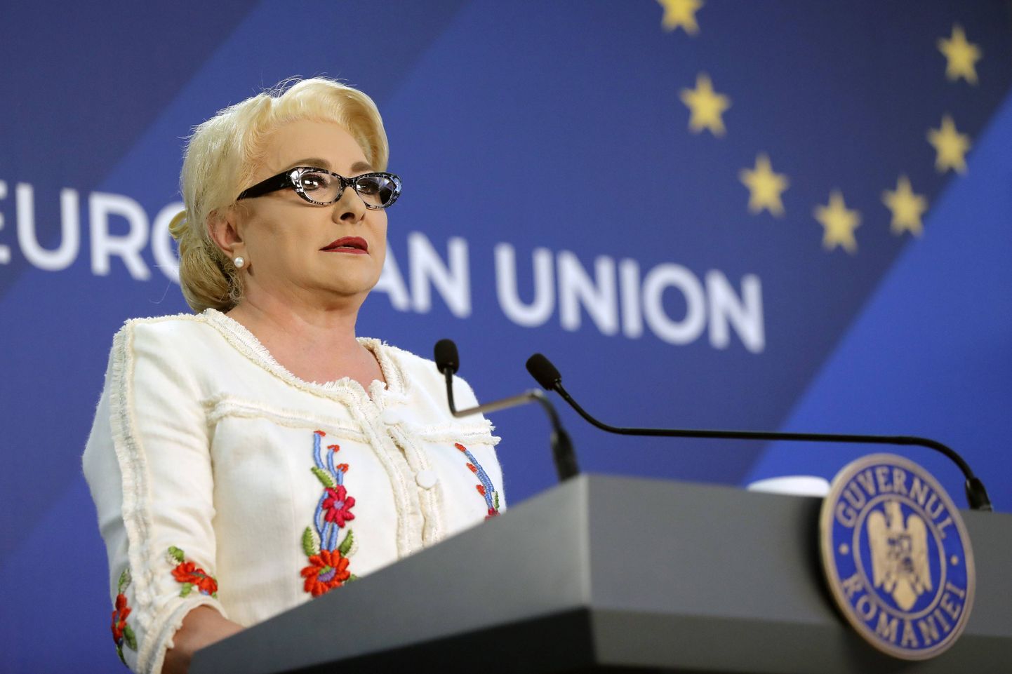 Rumeenia peaminister Viorica Dancila.