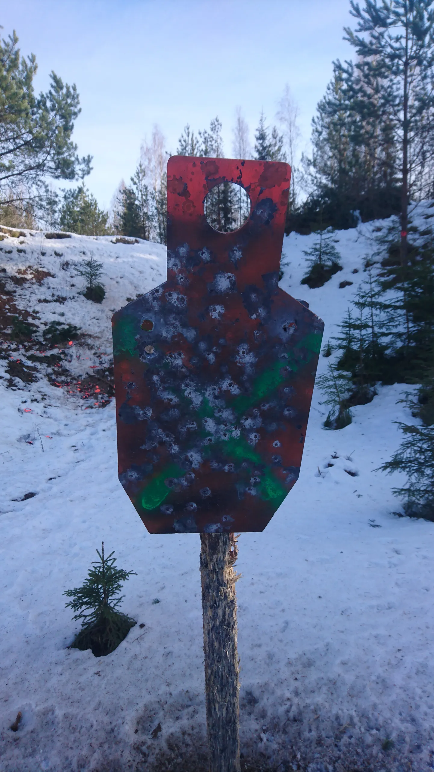 Laskepaik asub lähimast kodust vaid umbes 500 meetri kaugusel.