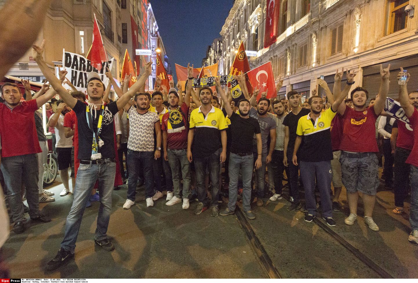 Valitsusmeelsed kogunesid laupäeval taas Istanbulis.