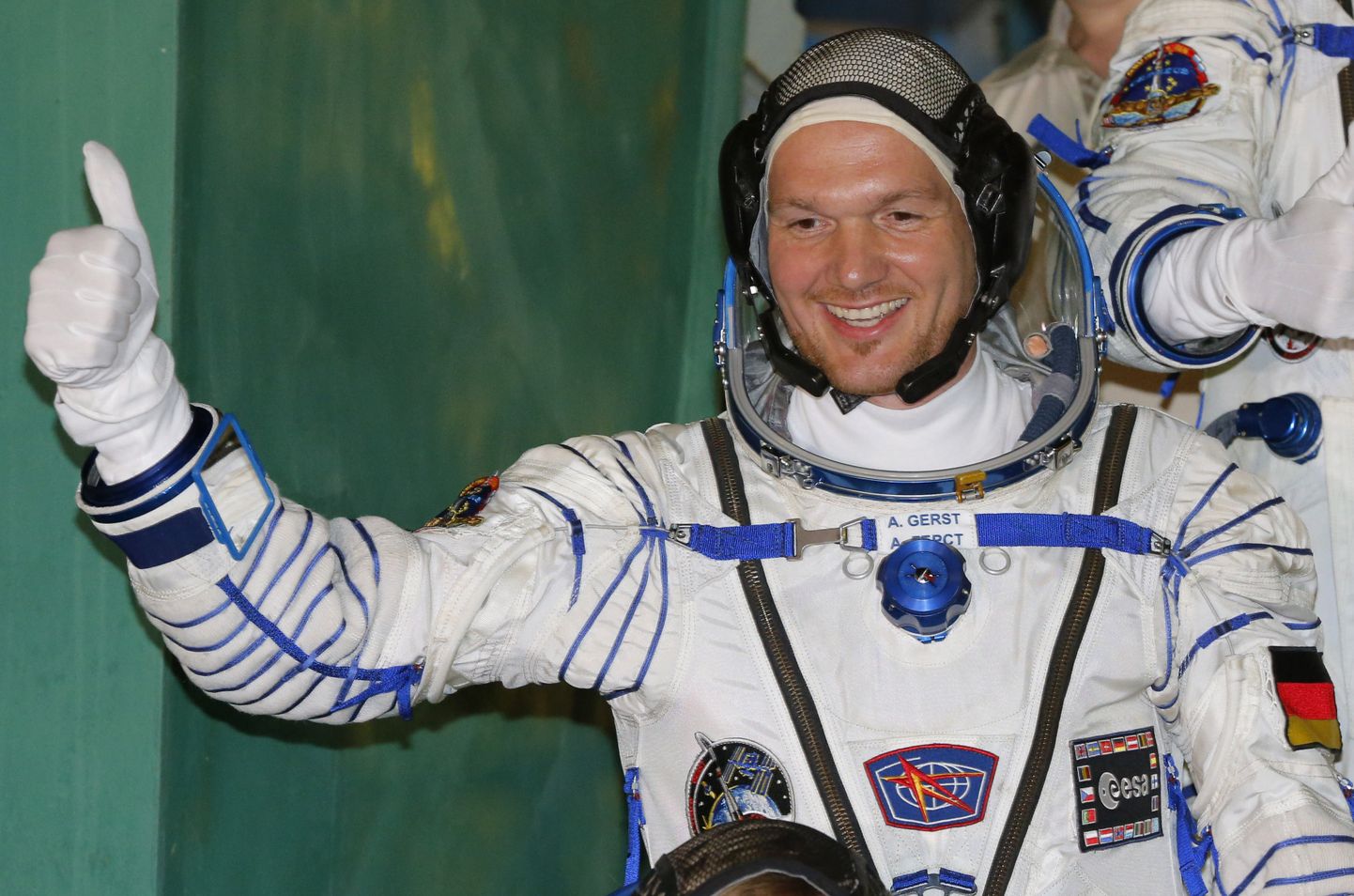 Alexander Gerst 2014. aastal kosmosesse lendamas