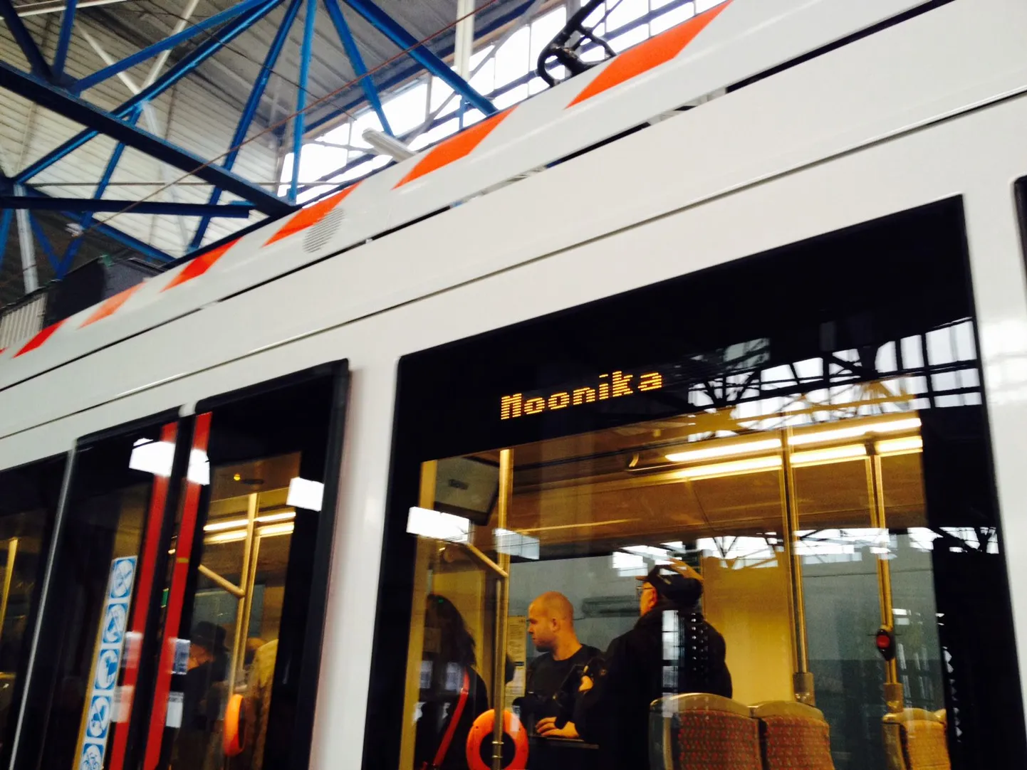 Новый трамвай получил имя Мооника.