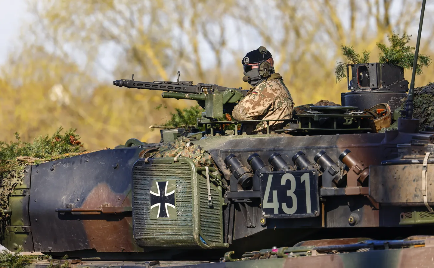 Bundeswehri õppused Klietzis, 18. märtsil 2024. a.