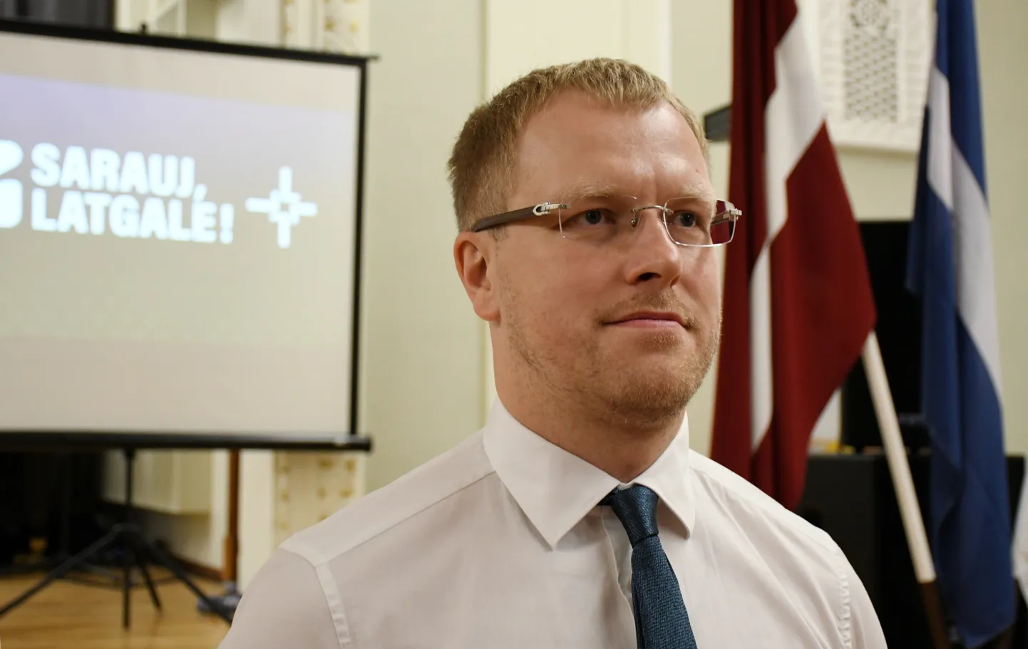 Daugavpils domes priekšsēdētājs Andrejs Elksniņš.