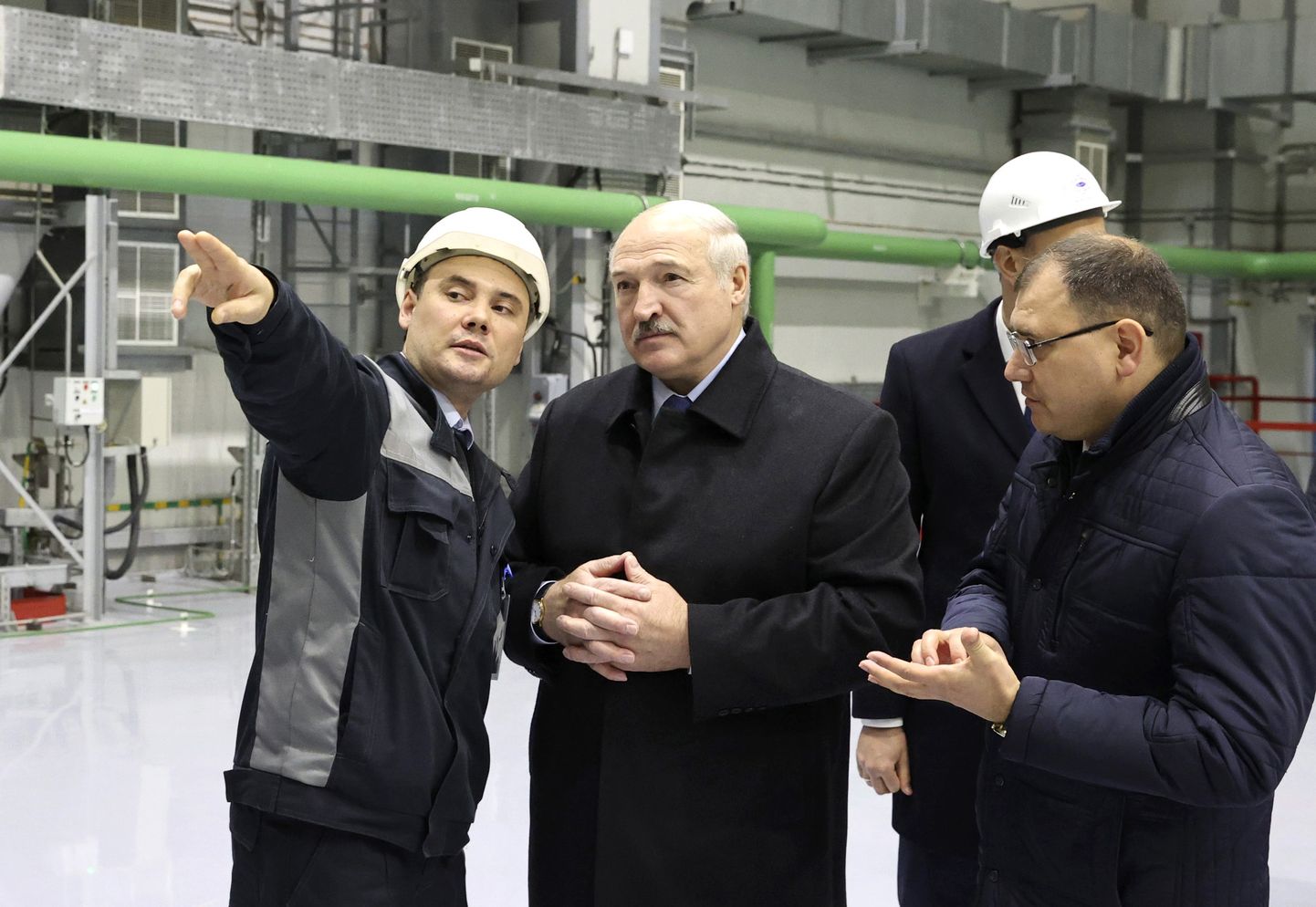 Александр Лукашенко на открытии БелАЭС.