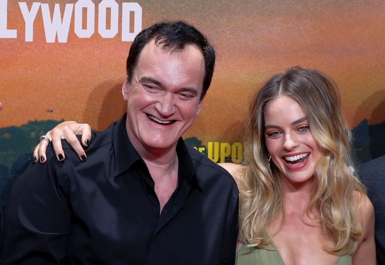 Quentin Tarantino ja Margot Robbie filmi «Once Upon a Time in Hollywood» esilinastusel 1. augustil Saksamaal Berliinis