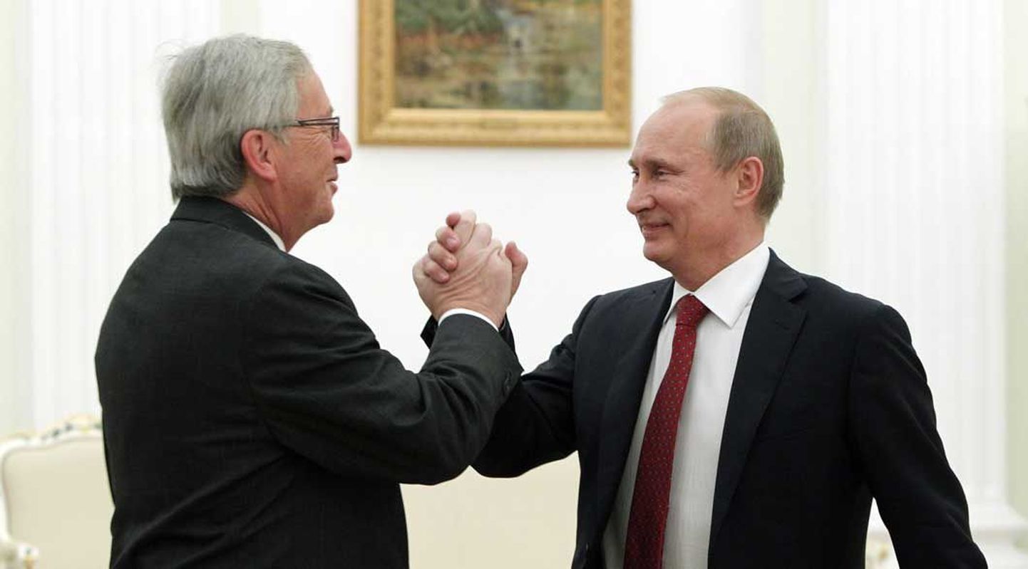 Jean-Claude Juncker ja Vladimir Putin kohtusid sel nädalal Peterburis.
