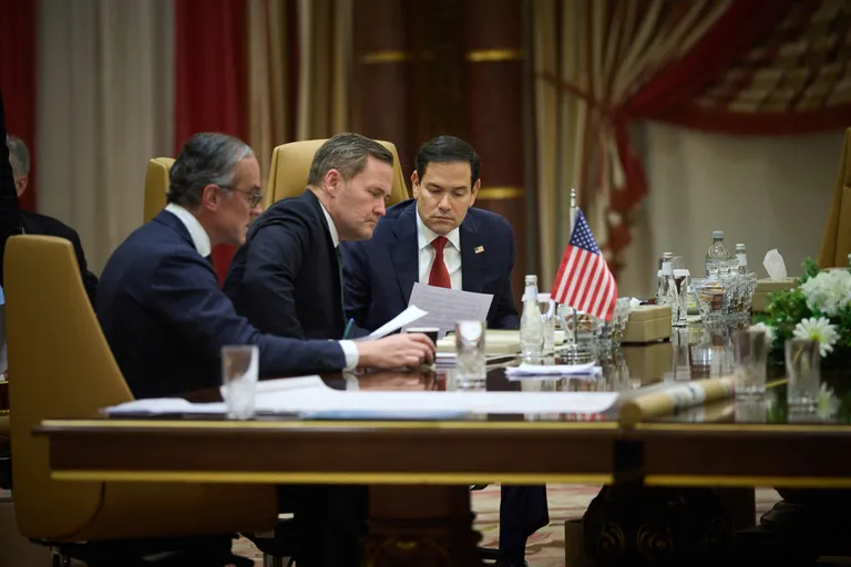 The US administration underestimates Russia's ability to negotiate. Russia is essentially a large intelligence service without civilian control, and Putin has always been able to make Western leaders believe that there is something to talk to him about. US Secretary of State Marco Rubio and US National Security Advisor Mike Waltz during negotiations with Ukraine, during which the latter accepted the proposal for a ceasefire.