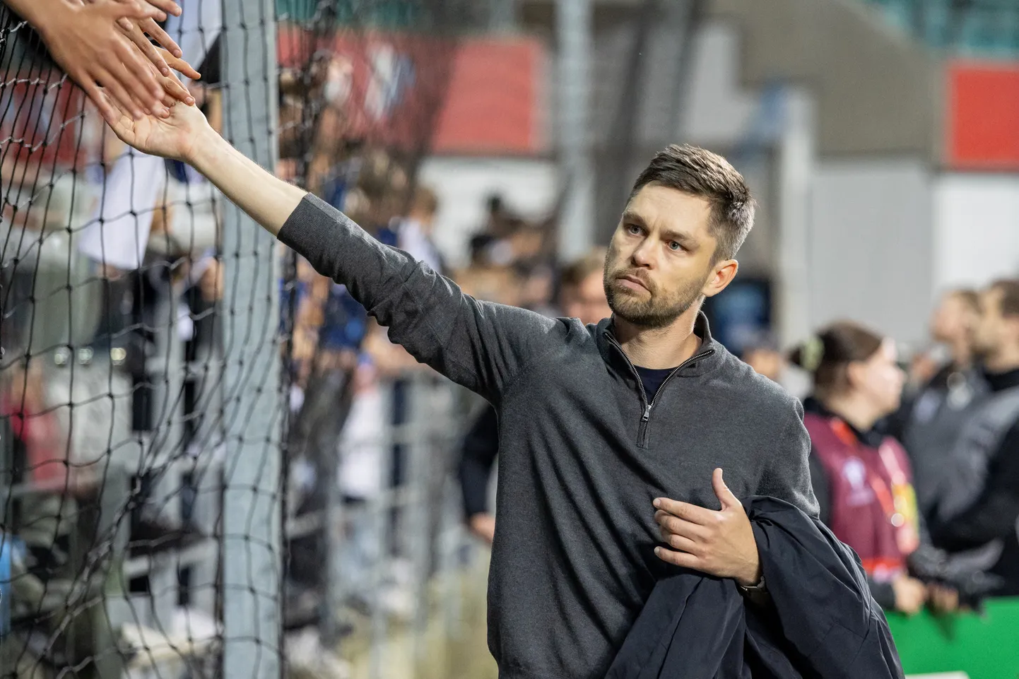 Eesti meeste jalgpallikoondise peatreener Jürgen Henn.