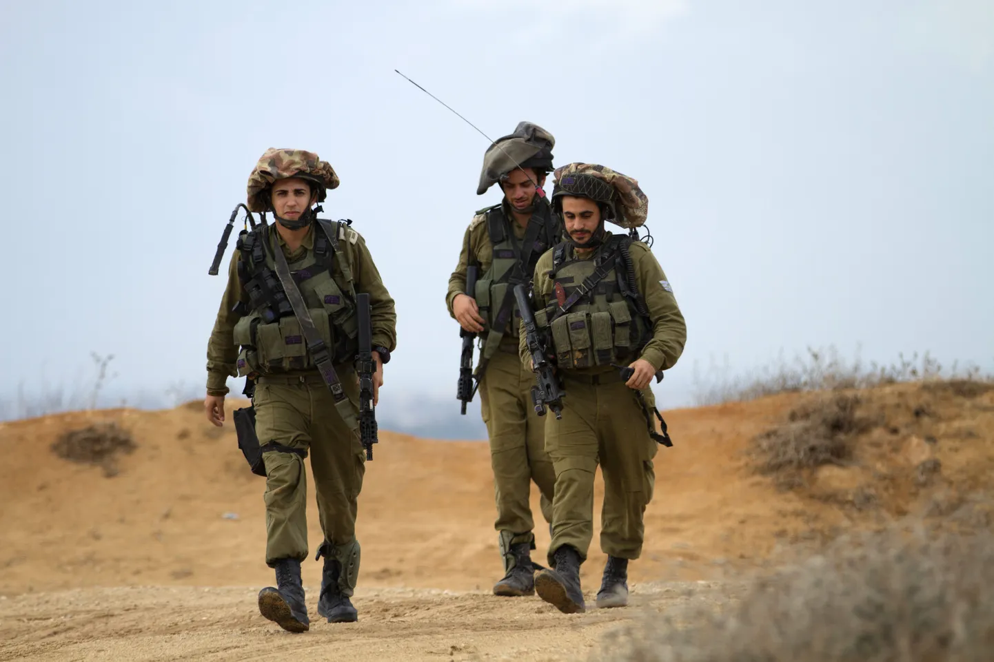 Patrullkäigul olevad Iisraeli sõdurid