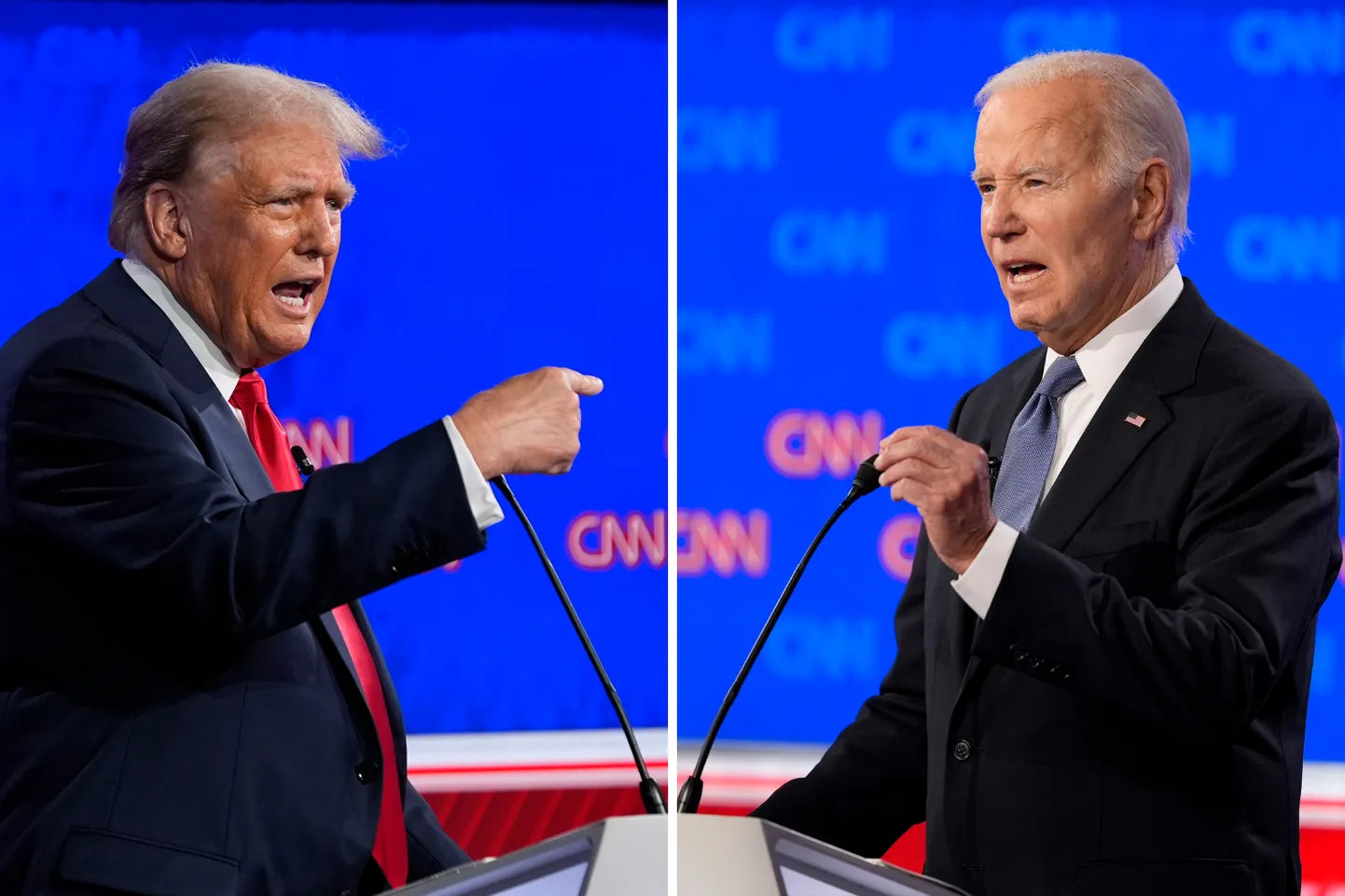 Esimene presidendidebatt Donald trumpi ja Joe Bideni vahel küttis kirgi.