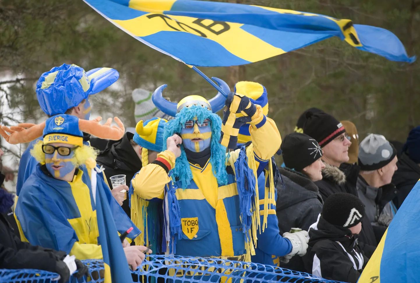 Roosti suusafännid Falunis
