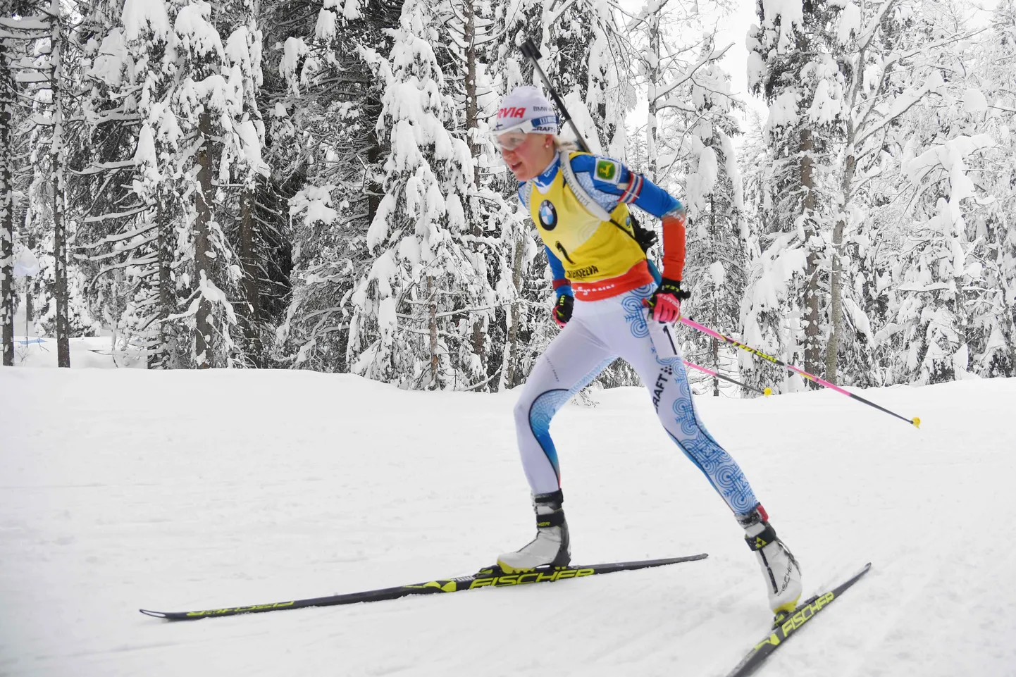 Kaisa Mäkäräinen kerkis viimasel suusaringil kaheksandalt kohalt poodiumile.
