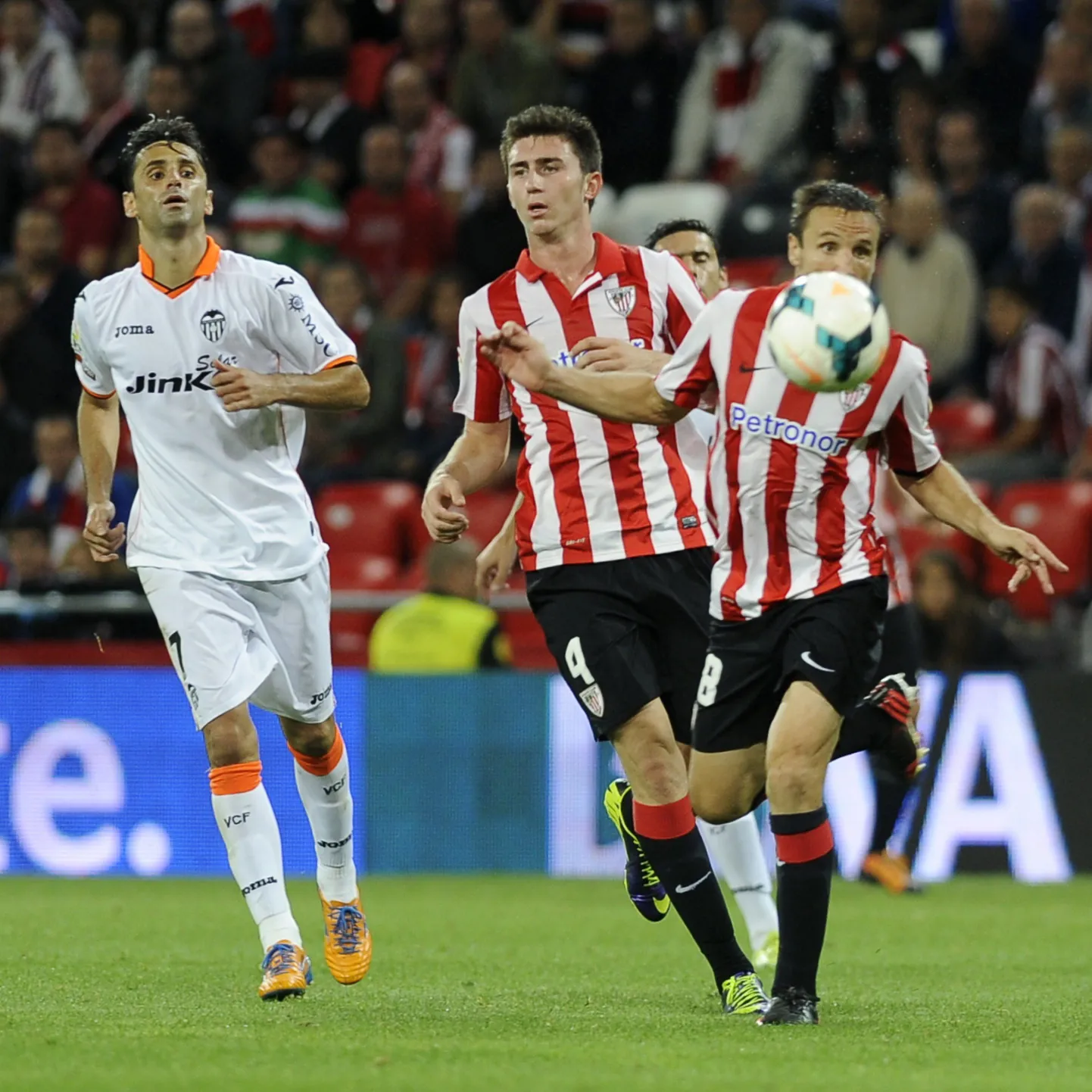 Bilbao Atlhleticu ja Valencia kohtumine.