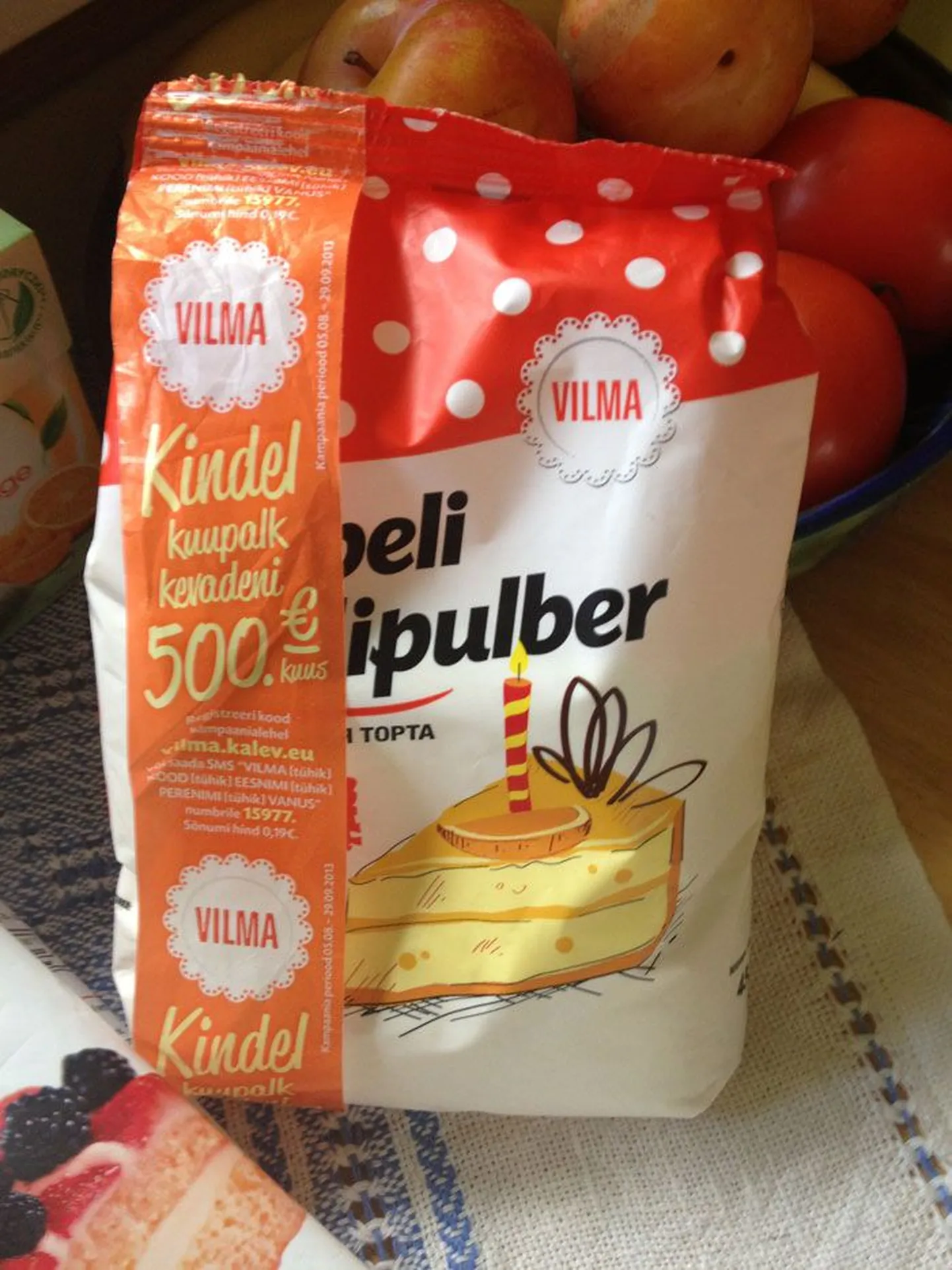 Koogitegijad pidasid Tartu Milli Juubeli tordipulbrit natuke paremaks kui Vilma Juubeli tordipulbrit.
