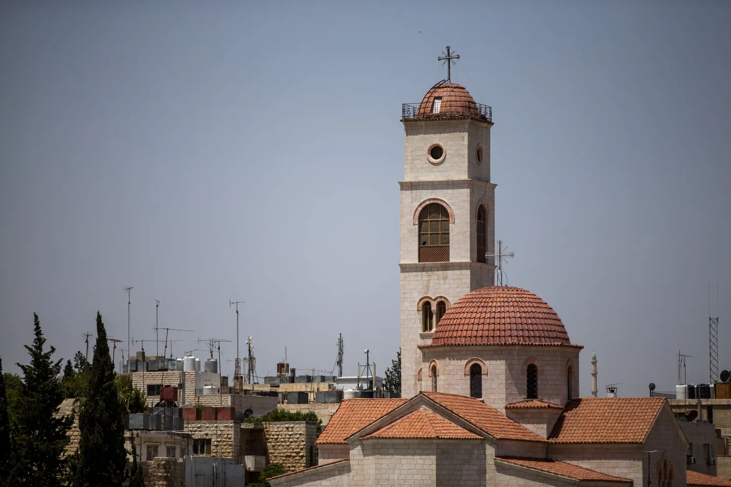 26.05.2016. Amman, Jordaania. Moššee  ja kirik kõrvuti. FOTO: EERO VABAMÄGI/POSTIMEES