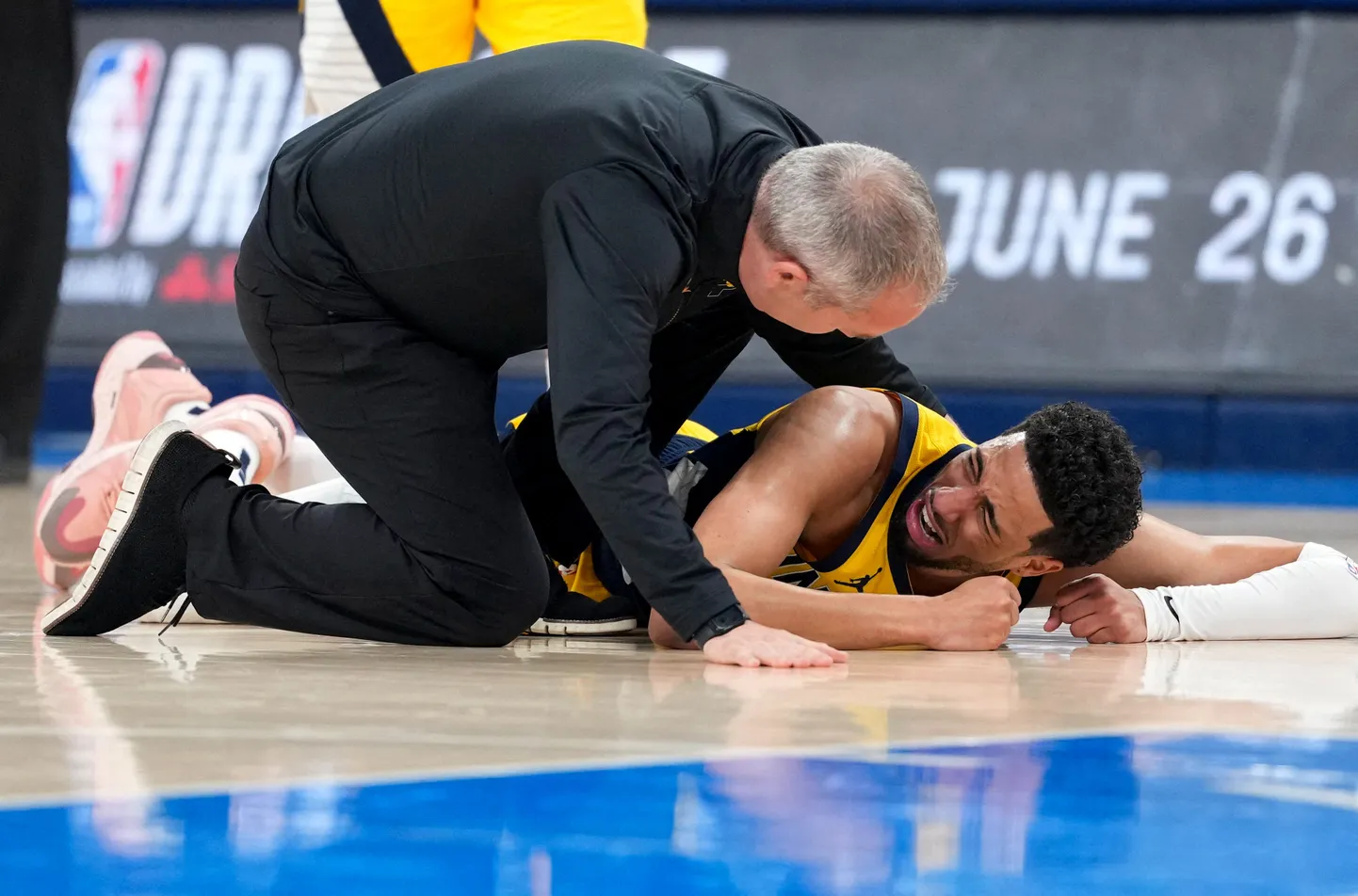 NBA kluba Indiānas "Pacers" saspēles vadītājs Tairīss Halibērtons