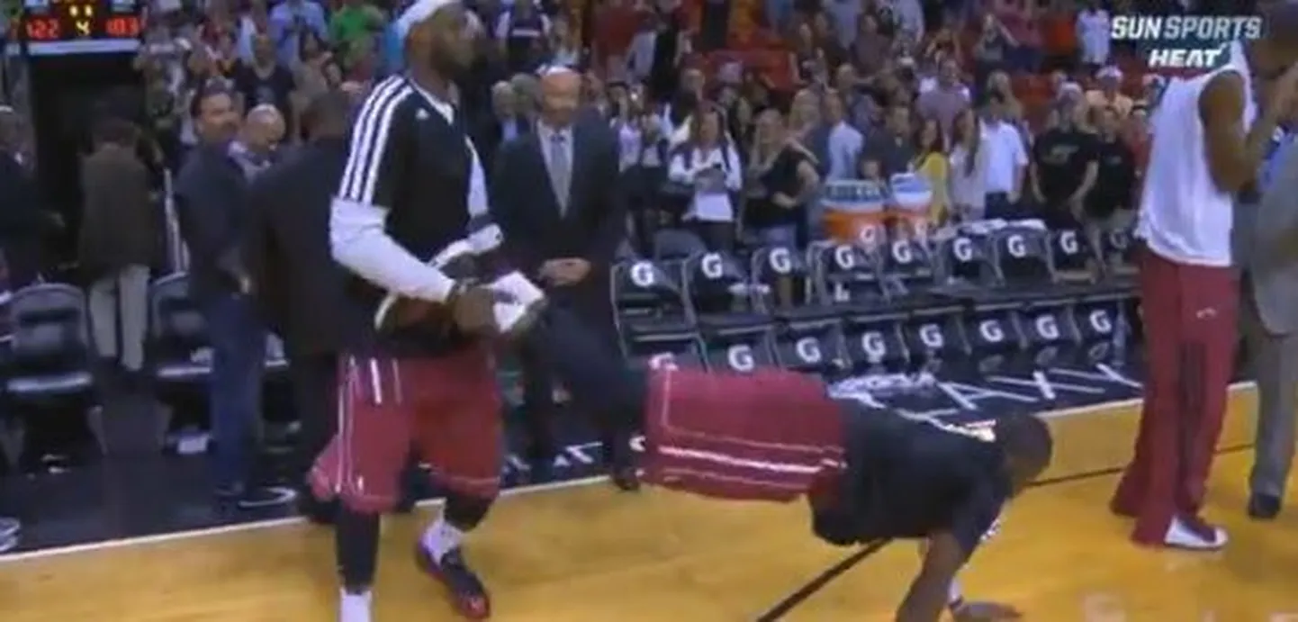 LeBron James ja Dwyane Wade.