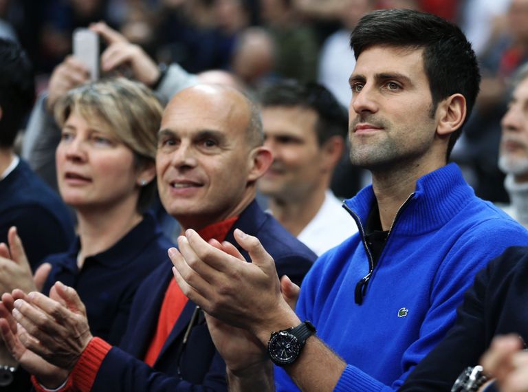 Belgradi meeskonnale oli kaasa elama tulnud ka Novak Djokovic.