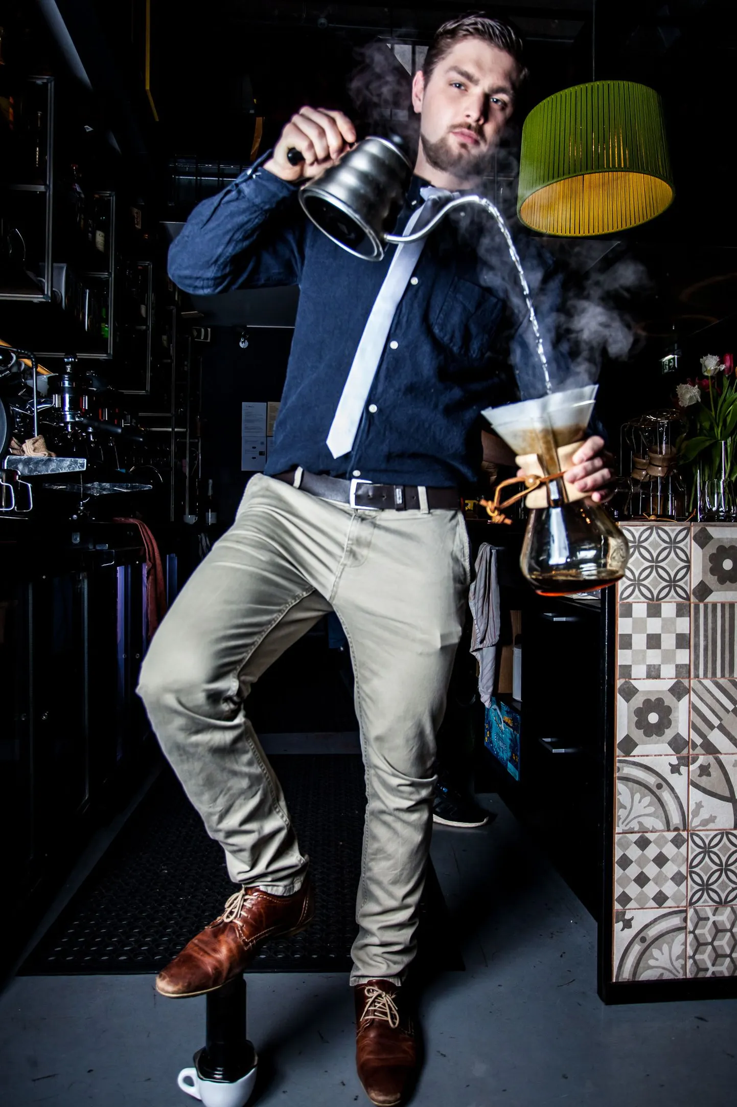 The Brick Coffee Roasteri kohviröstla meister Henry Politanov.