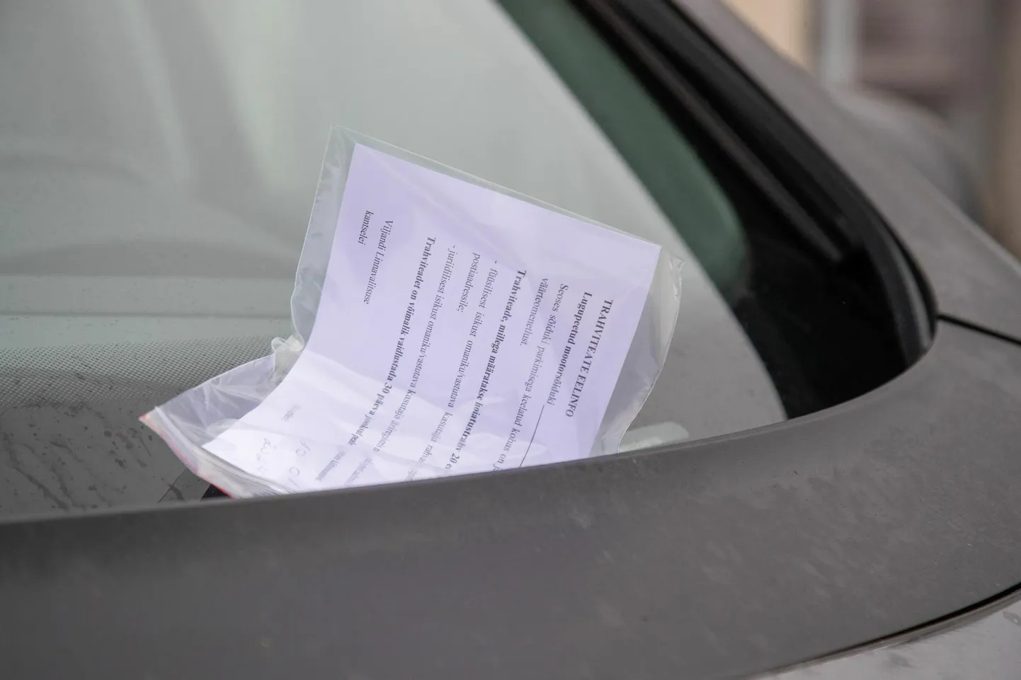 Viljandi linnavalitsuse järelevalveametniku ülesanne on jälgida, et autod ei pargiks seal, kus see on keelatud, ning määrata trahve vales kohas parkimise eest.