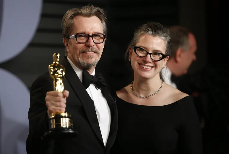 Gary Oldman ja ta abikaasa Gisele Schmidt