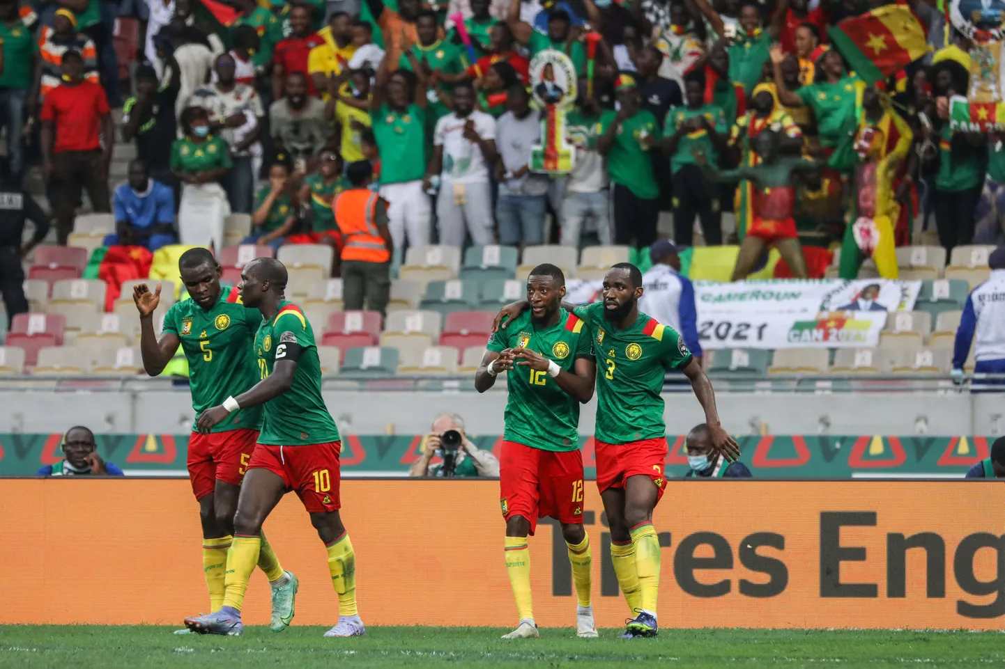 Kameruni jalgpallikoondislased. Pilt on illustratiivne.