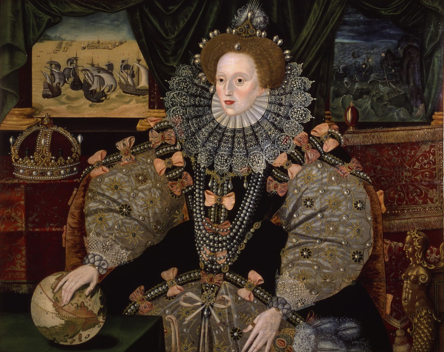 Kuninganna Elizabeth I kunstnik George Goweri 1588. aastal maalil