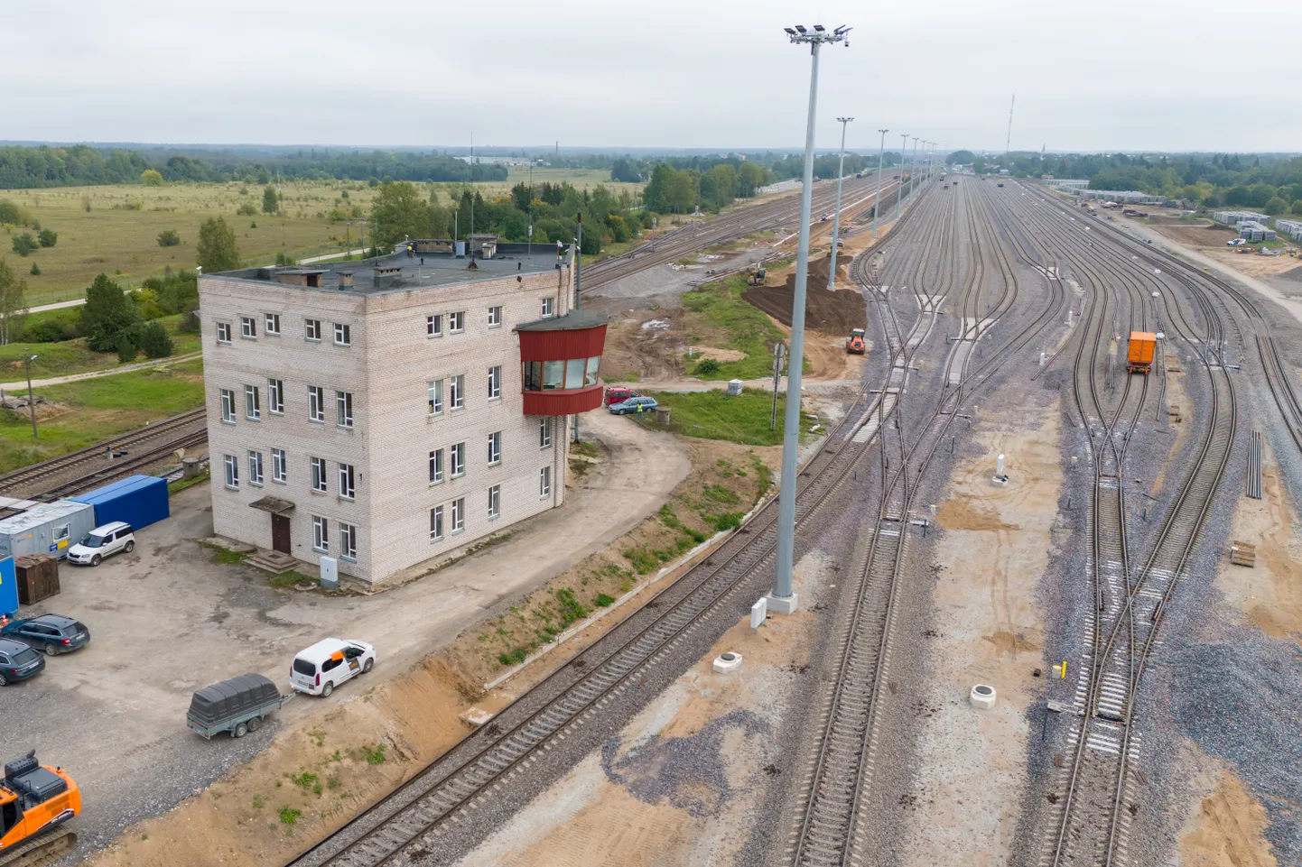 Eesti Raudtee Tapa depoo juhtimiskeskus.