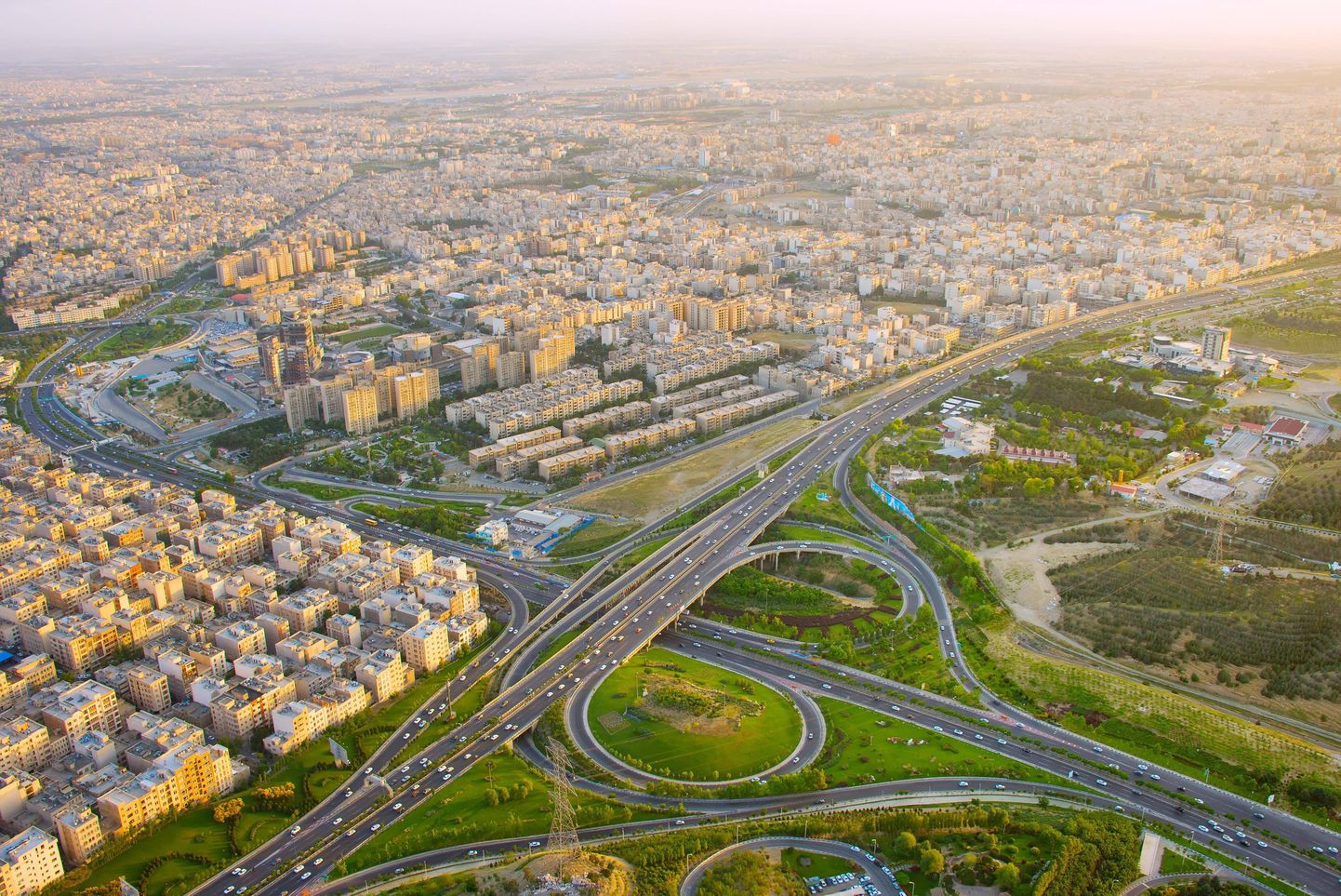 Droonifoto Iraani pealinnast Teheranist