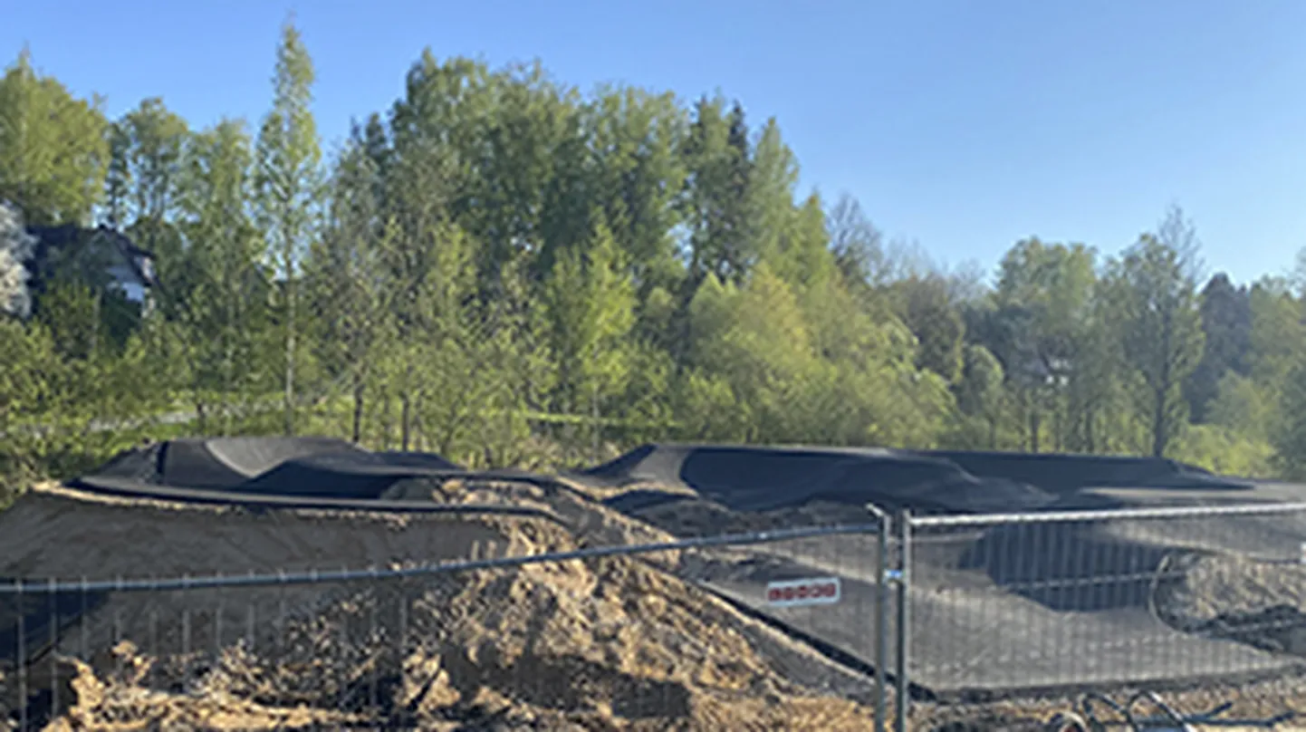 Põlva pumptrack on oma kuju võtmas.
