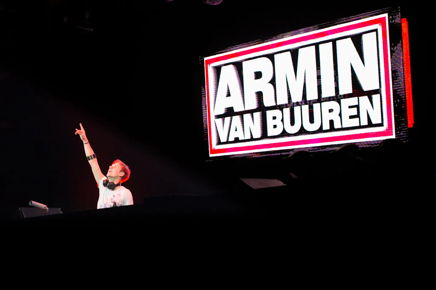 Armin van Buuren New Yorkis. 2014.