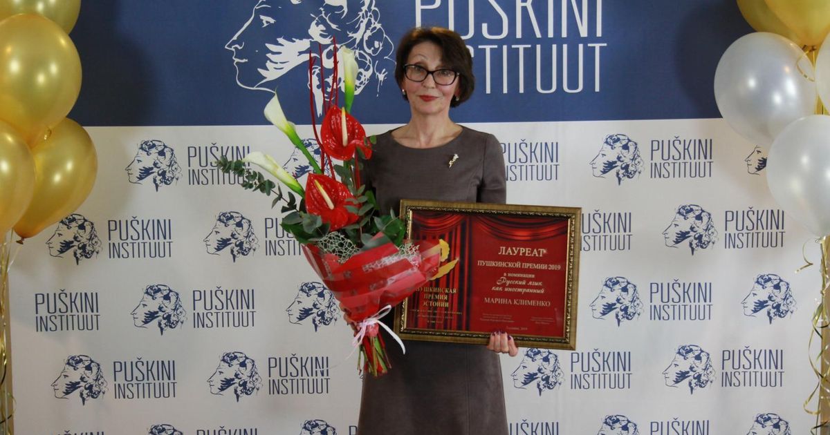 Kunda ja Vasta õpetaja pälvis Puškini-nimelise preemia