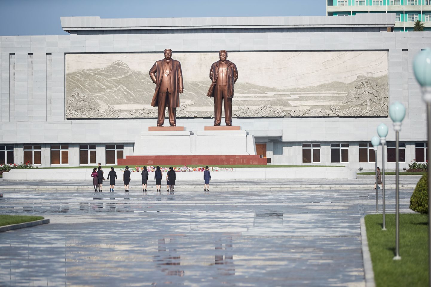 Mälestusmärk Põhja-Korea endistele juhtidele