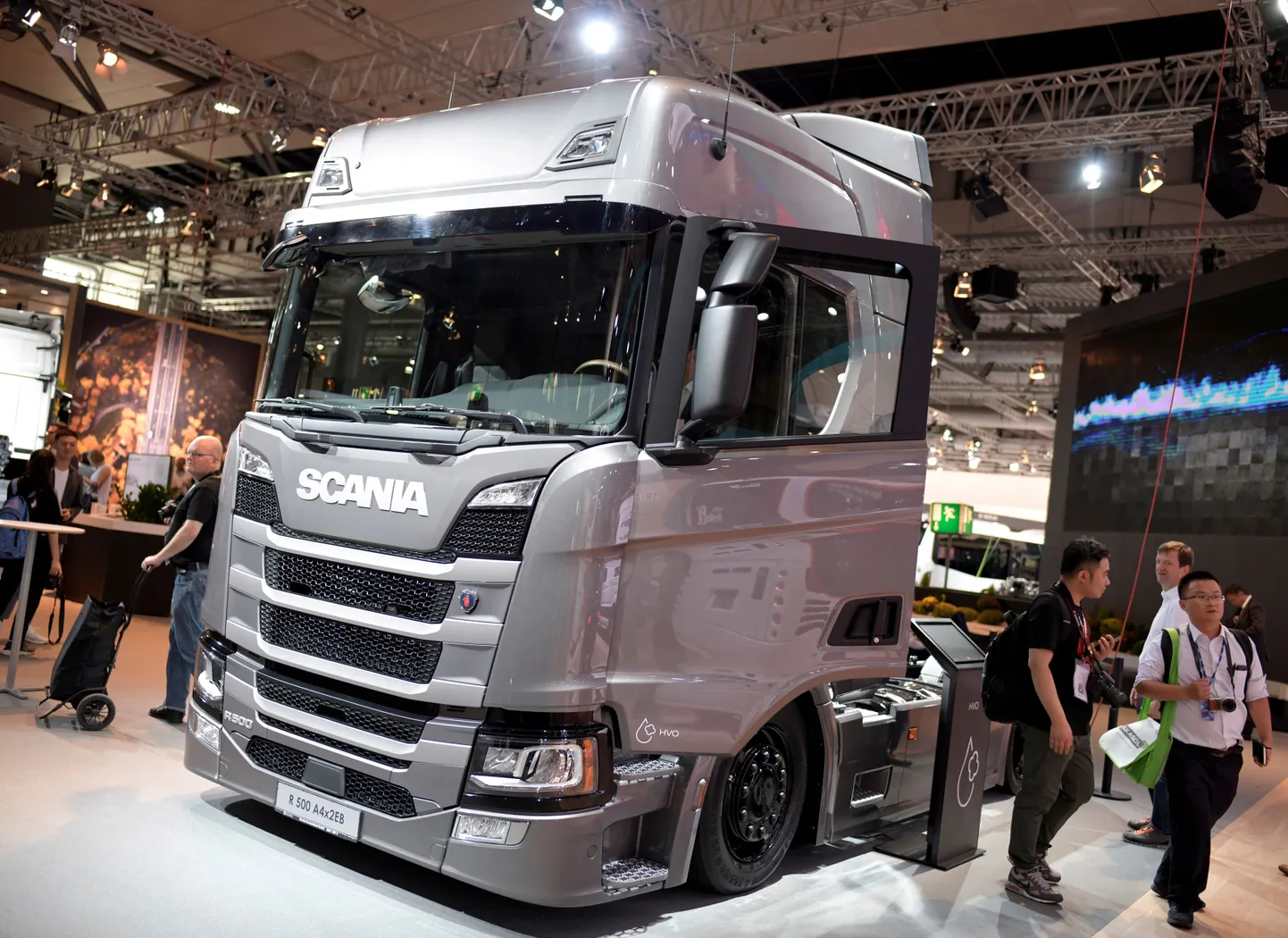 Scania veoauto Saksamaa messil.