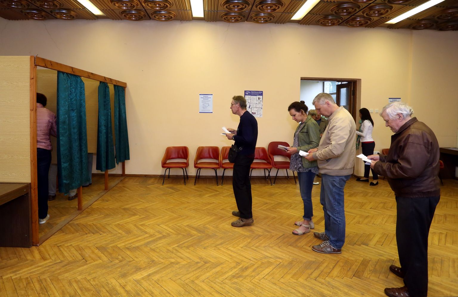 Eiropas Parlamenta vēlēšanas 678. vēlēšanu iecirknī Ogrē.