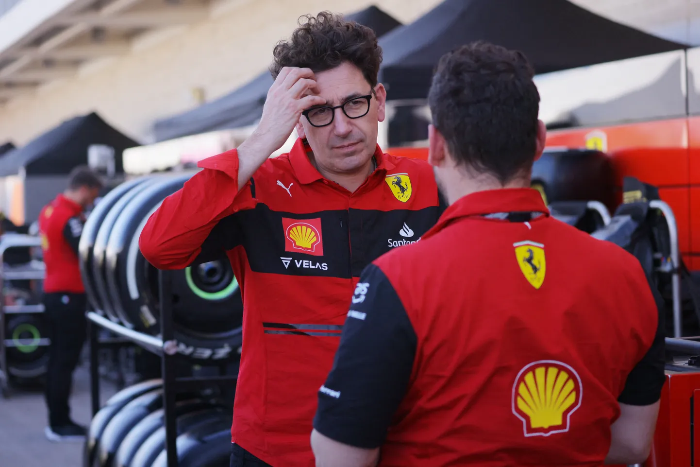 Mattia Binotto on Ferrari tiimipealik olnud alates 2019. aastast.