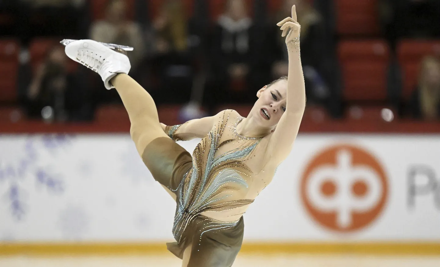 Niina Petrõkina laupäeval Helsingis toimunud GP-etapil Finlandia Trophy.