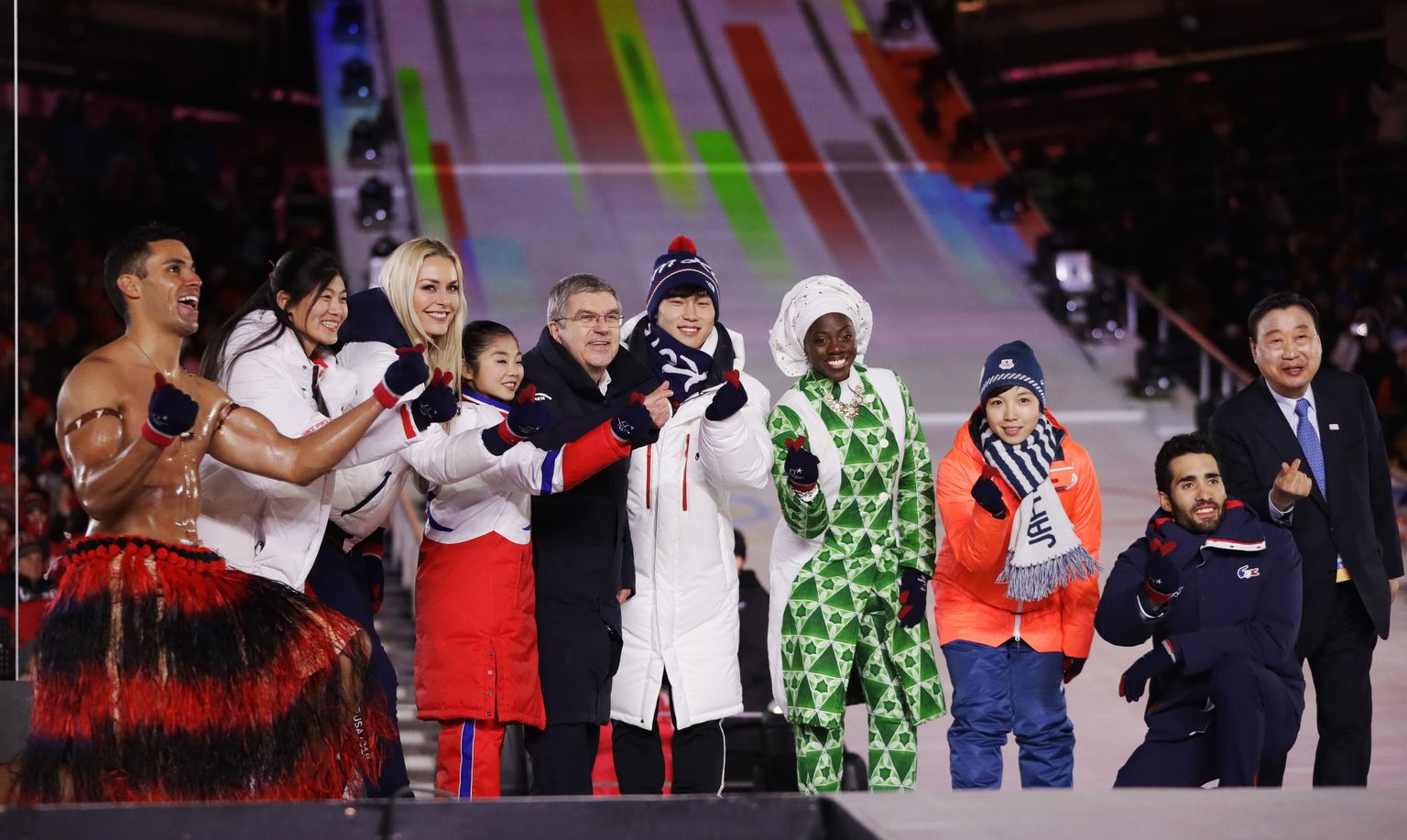 PyeongChangi taliolümpiamängude lõputseremoonia.