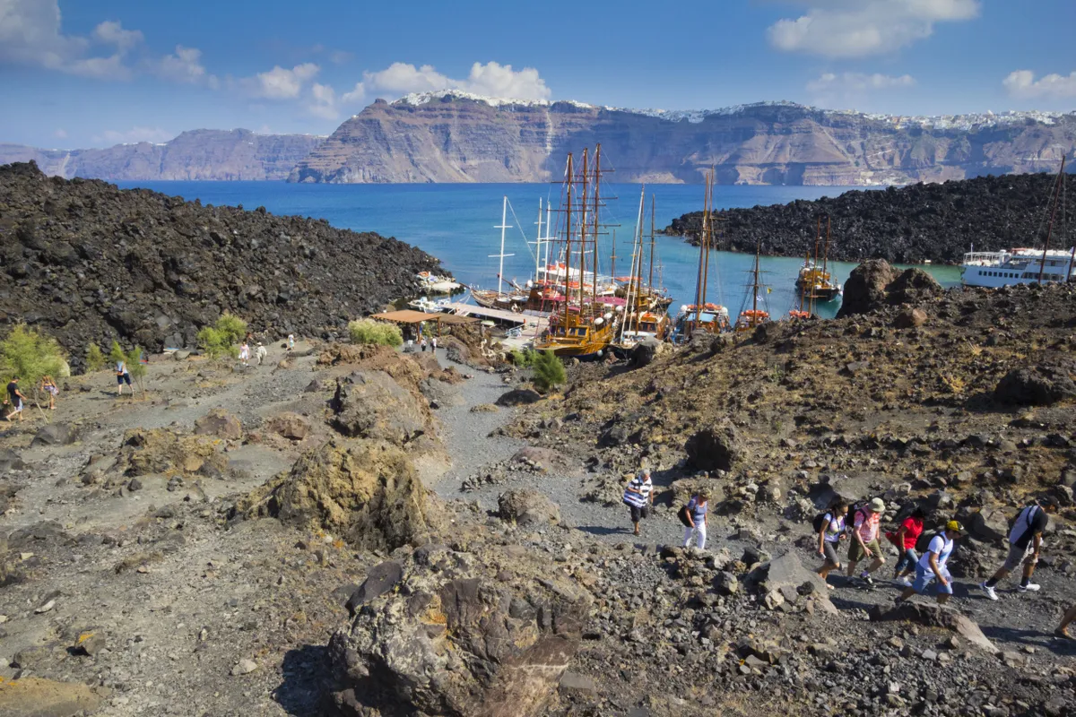 Vaade Santorini vulkaanilt