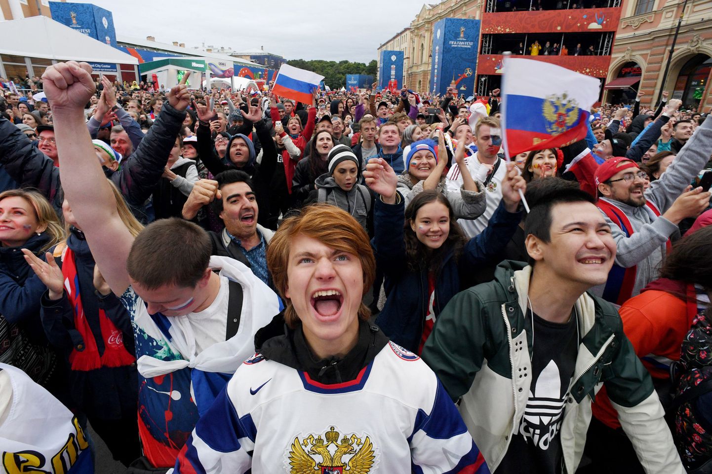 2018. aasta jalgpalli MMi ajal täitusid Peterburi tänavad fännidega ja sama võib korduda ka tänavu suvel.