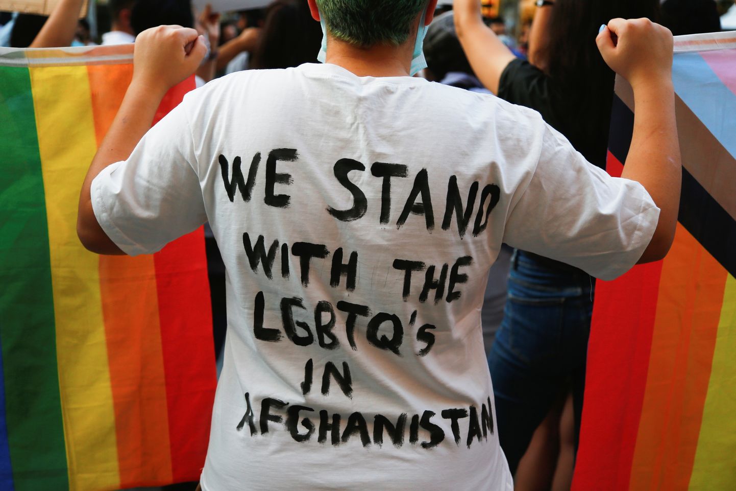 Türgi pealinnas toimus augusti lõpus Afganistani naiste, LGBTI ja LGBTQ kogukondade toeks meeleavaldus.