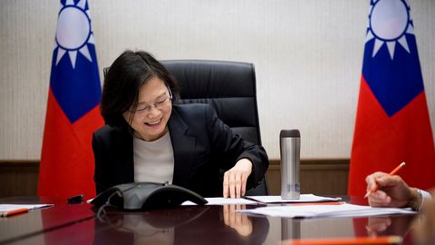 Noorte toetus kindlustas Taiwani presidendile ametikoha