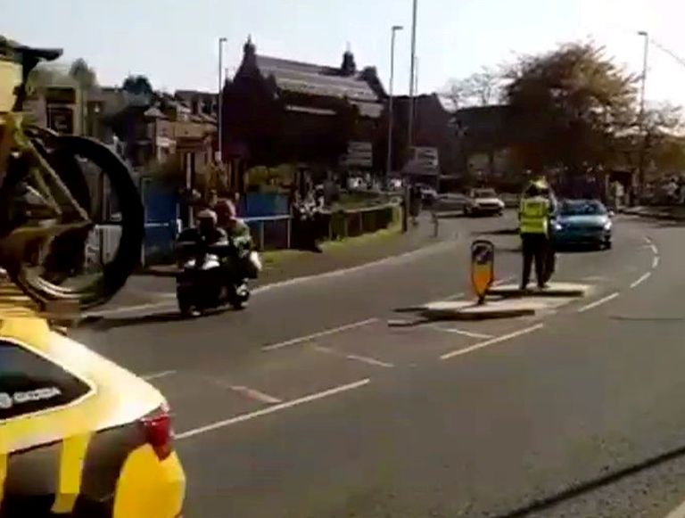 Õnnelik õnnetus Yorkshire'i velotuuril.