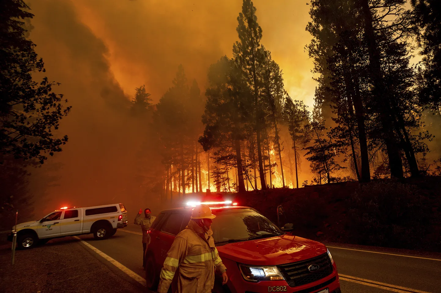 Dixie Fire maastikupõleng USA California osariigis.