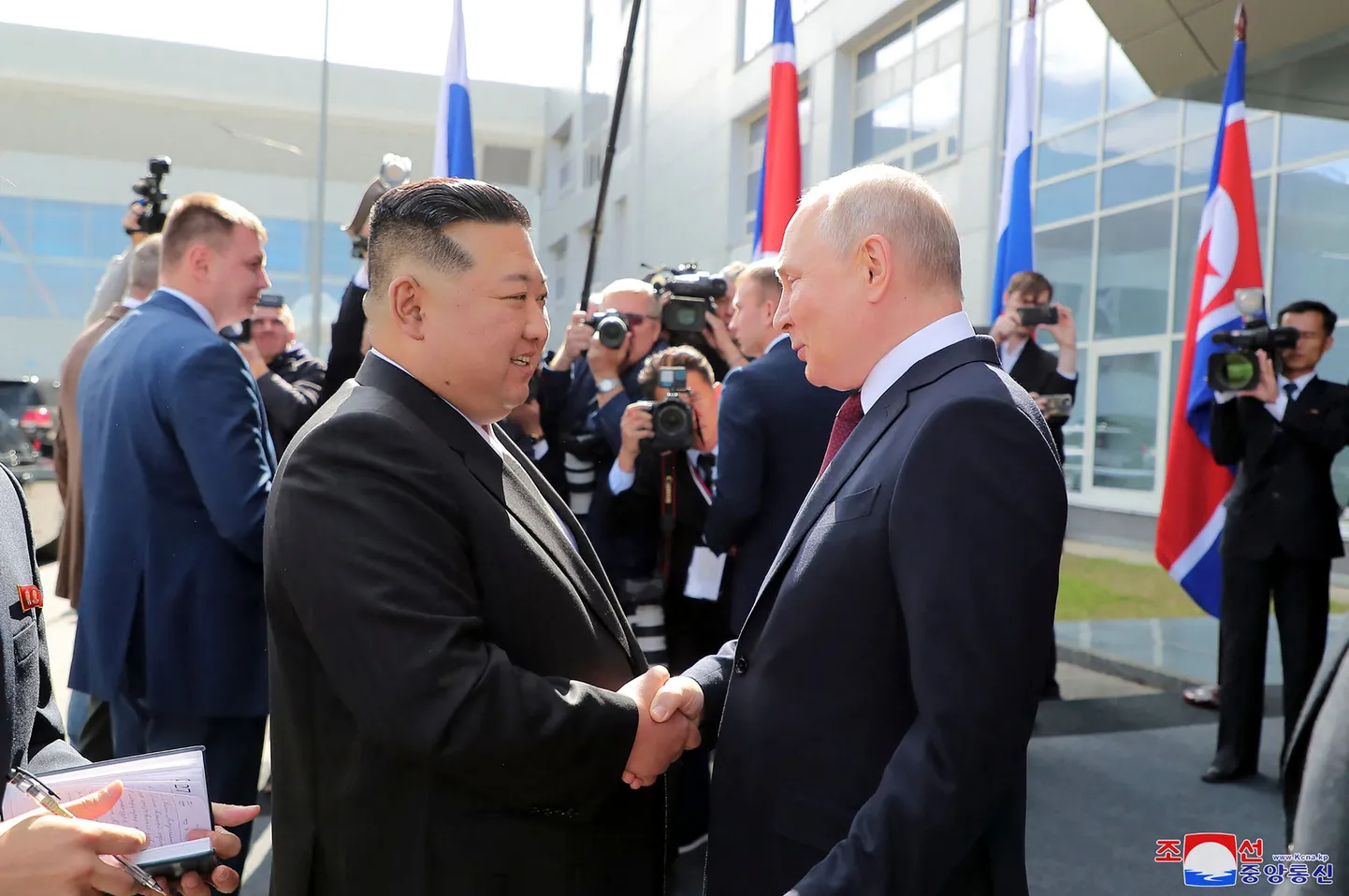 Kim Jong-un ja Vladimir Putin.